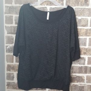 ❤Minimi USA Black with Lace Front Top